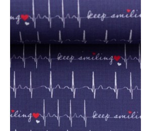 Jersey - Keep Smiling blau
